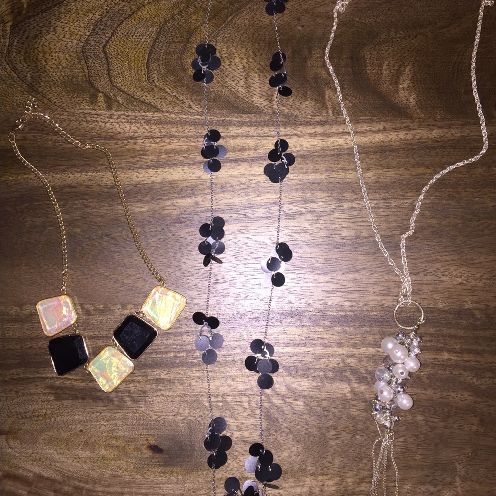 3 necklaces